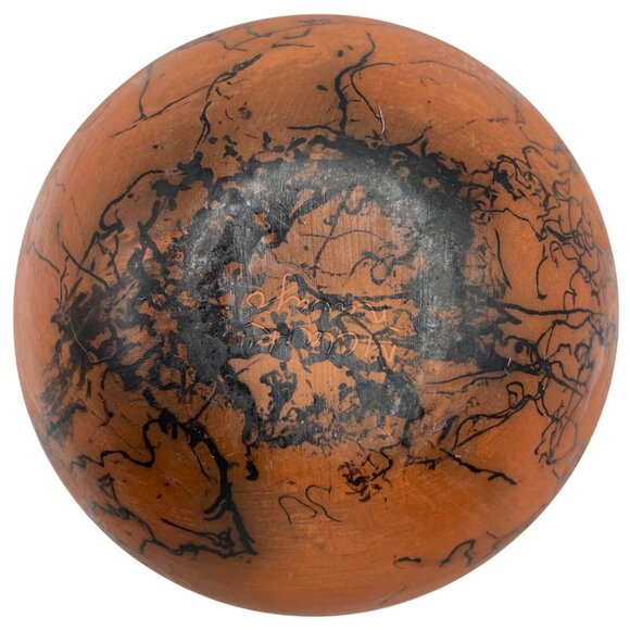 Native American Etched Horse Hair Pottery Vase Signed M Clark Navajo - Picture 4 of 14